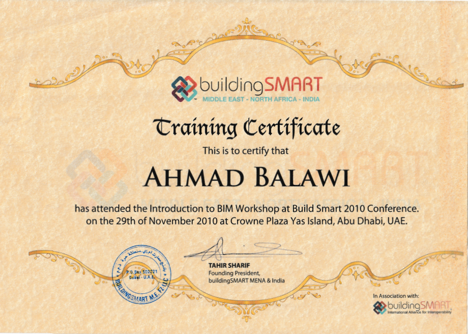 Building Smart Certificate